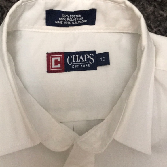 Chaps Boys Dress Shirt - Button Down - Picture 2 of 2